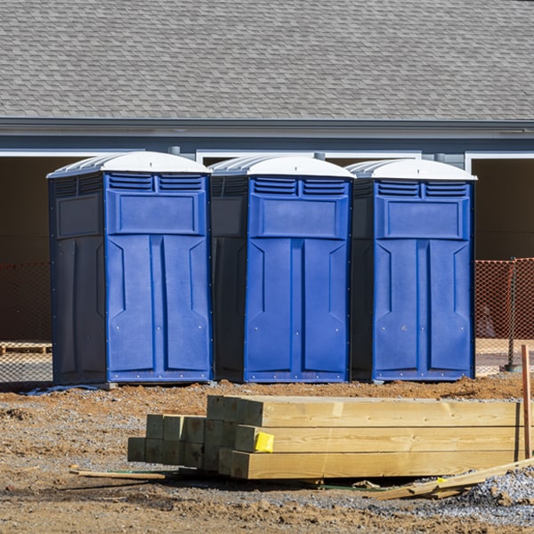 how do you ensure the porta potties are secure and safe from vandalism during an event in Oden MI